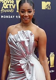 Haddish at the 2018 MTV Movie & TV Awards Tiffany Haddish at MTV Awards.jpg