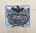 Wappen (1707) des Stadtrats Philipp Ludovicum in der Judengasse 4a