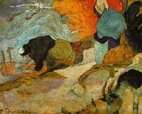 Paul Gauguin: Blanchisseuses à Arles (ca. 1888)