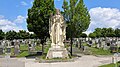 Christusstatue auf dem Baumgartner Friedhof