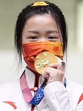 Yang Qian bei den Olympischen Spielen 2021