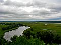 Вид на долину Десни. Каскад гір правого берега р.Десна.