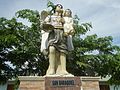 Rzeźba w Plaridel na Filipinach