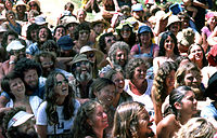 Hippies at the Nambassa 1981 Festival in New Zealand