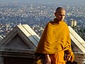 Mnich ze Swayambhunath