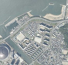 2020年10月5日撮影の福浜地区の国土地理院航空写真