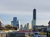 Il grattacielo Istanbul Sapphire a Levent, Istanbul.