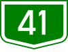 Main road 41 shield