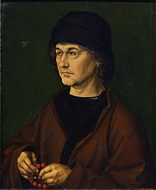 Albrecht Dürer o Vello (1490). Galería Uffizi, Florencia.