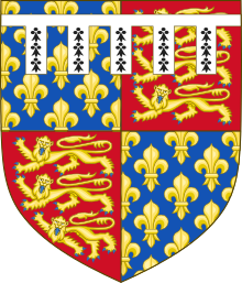Arms of Henry Bolingbroke, 1st Duke of Hereford. Arms of Henry Bolingbroke, Duke of Hereford.svg