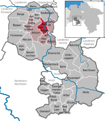 Bersenbrück – Mappa