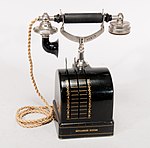 Telefon för Betulanders automatiska telefonsystem, ca 1910.