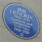 Jimi Hendrix, 23 Brook Street