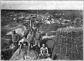Third line of captured Austrian trenches.