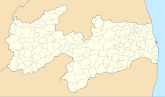 Mapa lokalizacyjna Paraíba