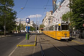 Tramlinio 2 en Budapeŝto (2008)