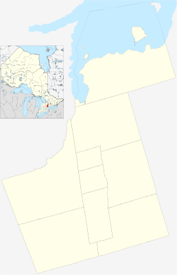 Location map Canada Ontario York