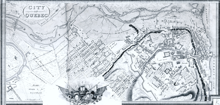 City of Quebec, par Joseph Bouchette, 1815