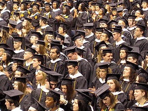 A crowd of college students at the 2007 Pittsb...