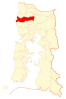 Map of Purranque commune in Los Lagos Region