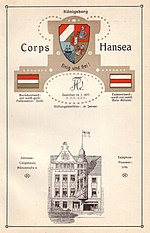 Vignette pour Corps Hansea Königsberg