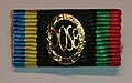 German Sports Badge ribbon in gold as awarded by the German Olympic Sports Federation