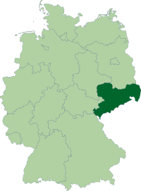 Deutschland Lage von Sachsen.svg