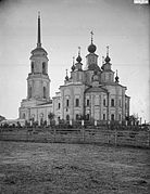 Uspensky Cathedral in Dubovka, Volgograd Oblast. The city was an important center for the Volga Cossacks. .