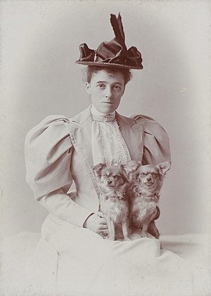 Photograph of writer Edith Wharton, taken by E...