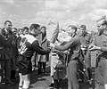 Freek van der Gijp in trainingspak 14 mei 1955 (Foto: Wim van Rossem) geboren op 10 september 1919