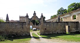 Entrance to the abbatial palace