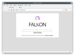 Falkon in KDE Plasma Workspaces