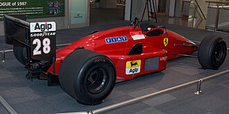 Ferrari F1/87 Heckansicht