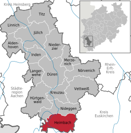 Kaart van Heimbach
