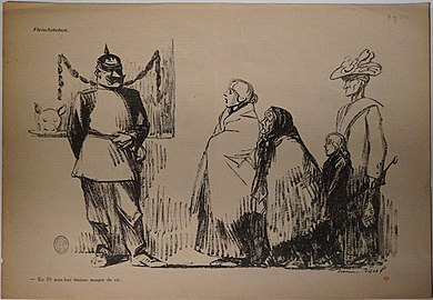 caricature de la Grande guerre.
