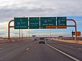Krusing fan I-40 mei I-25 (Big I) yn Albuquerque, Nij-Meksiko