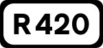 R420 road shield}}