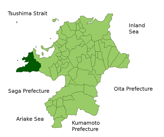 糸島市位置圖