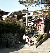 Torii of Jishu-jinja, a matchmaking shrine