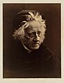 Image 20 John Herschel Photograph: Julia Margaret Cameron; restoration: Adam Cuerden John Herschel was an English mathematician, astronomer, chemist, inventor, and experimental photographer. He named seven moons of Saturn and four moons of Uranus, invented the cyanotype and actinometer, and wrote extensively on topics including meteorology, physical geography and the telescope. More selected pictures