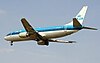 KLM Boeing 737. The flight returned en-route to Mexico was actually a 747.