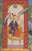 Queen of the fairies as painted in the Khalili Falnama