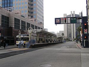 LACMTA blue line transit mall.JPG