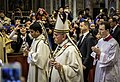 Papa Francesco con la ferula di Lello Scorzelli