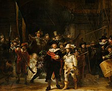 Rembrandt-ek egindako artelana (Gaueko erronda)