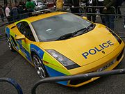 British police Gallardo