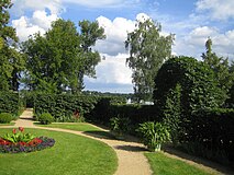 Der ovale Heckengarten