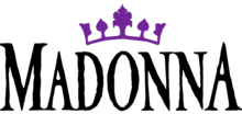 Logo of her Like a Prayer era. Madonna's brand has been widespread analyzed by numerous agents, given to her credit of a near-singular position. Like a Prayer single logo (cropped).png