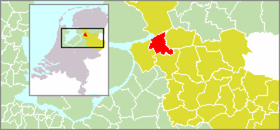 Vị trí của Zwartewaterland
