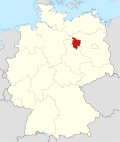 Kart som viser Landkreis Stendals beliggenhet i Tyskland